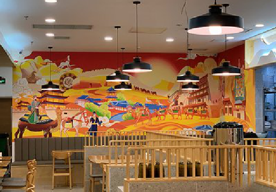 凯里商业空间彩绘介绍。