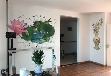 凯里墙体彩绘相比墙纸的优势。