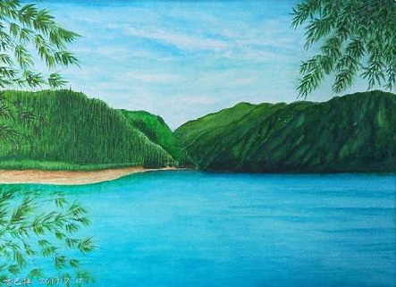 凯里在墙绘中，如何绘画绿水青山？